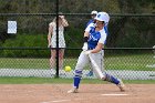 Softball vs Emerson  Wheaton College Softball vs Emerson College in game 2 of their doubleheader. - Photo by Keith Nordstrom : Wheaton, Softball